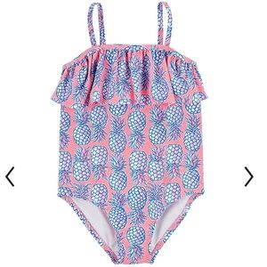 Toddler Girl Carter's Pineapple
Ruffled 1-Piece Swimsuit